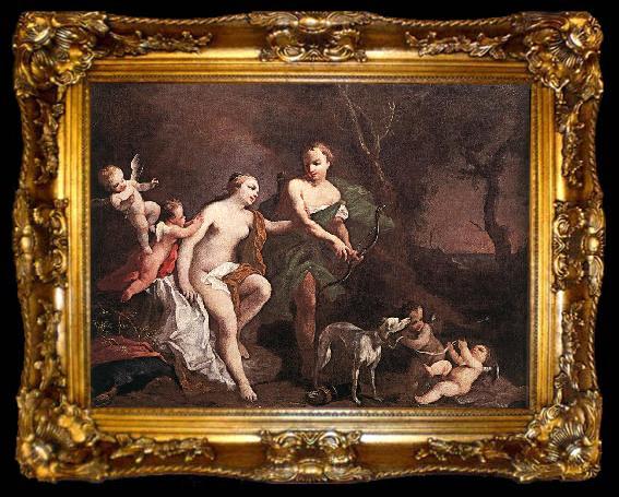 framed  AMIGONI, Jacopo Venus and Adonis uj, ta009-2